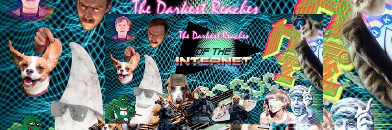 The Twitter header of Millennial Matt which features a bloody Pepe, Joseph Goebbels and David Duke (Twitter)